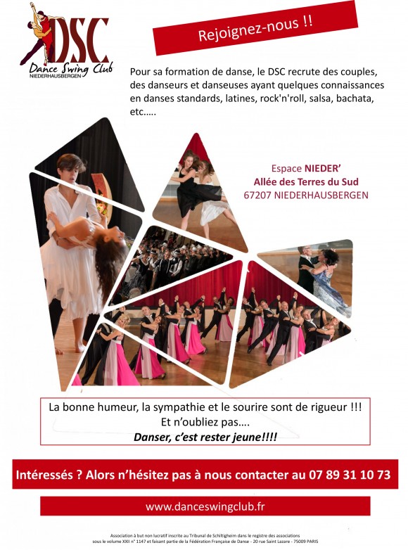 CHERCHONS COUPLES DE DANSEURS POUR UNE FORMATION DE DANSE 