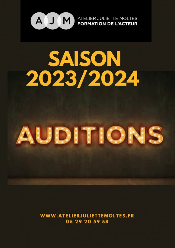 Auditions Saison 2023/2024