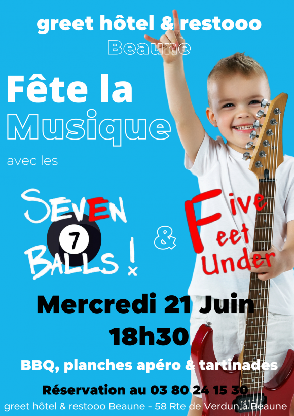 Fête de la Musique au greet hotel & restooo Beaune
