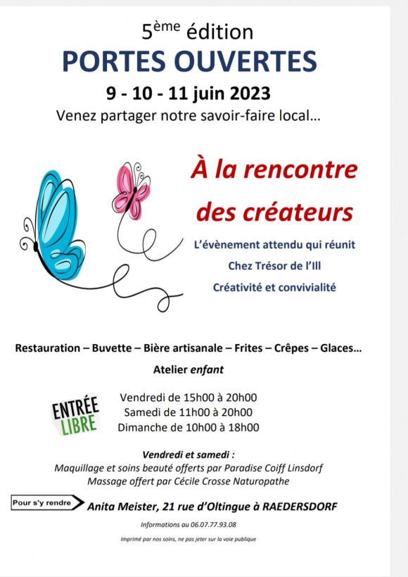 Portes Ouvertes "À la rencontre des créateurs" 