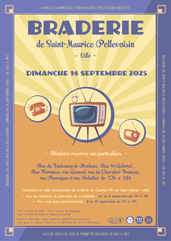Braderie de St-Maurice Pellevoisin Lille