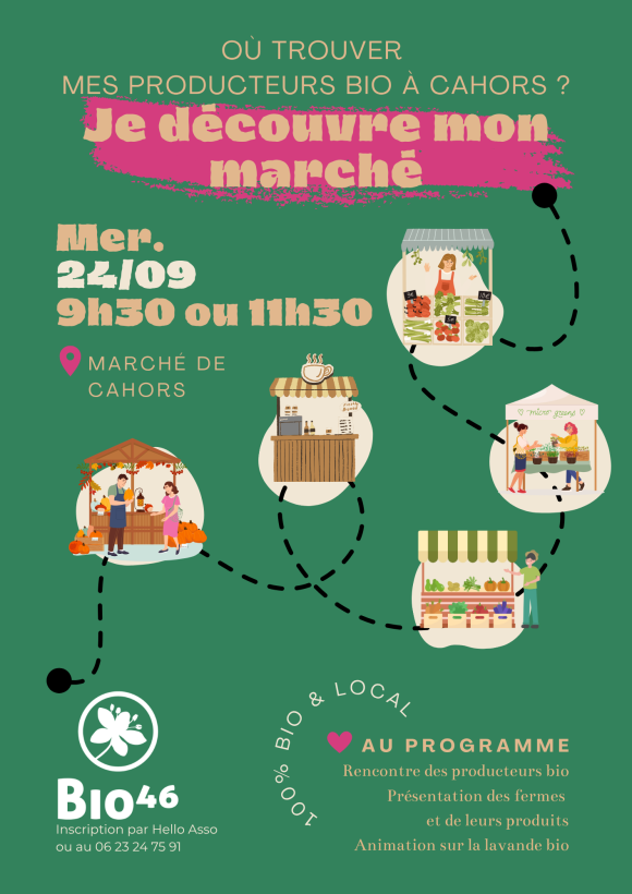 Découvrez les producteurs bio du marché de Cahors