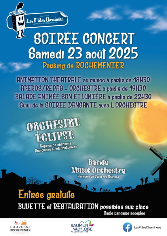 Soirée Concert "Les P'tites Cheminées" avec déambulation nocturne
