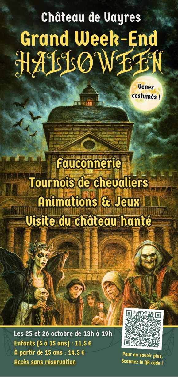 Grand Week-end d’Halloween au Château de Vayres !