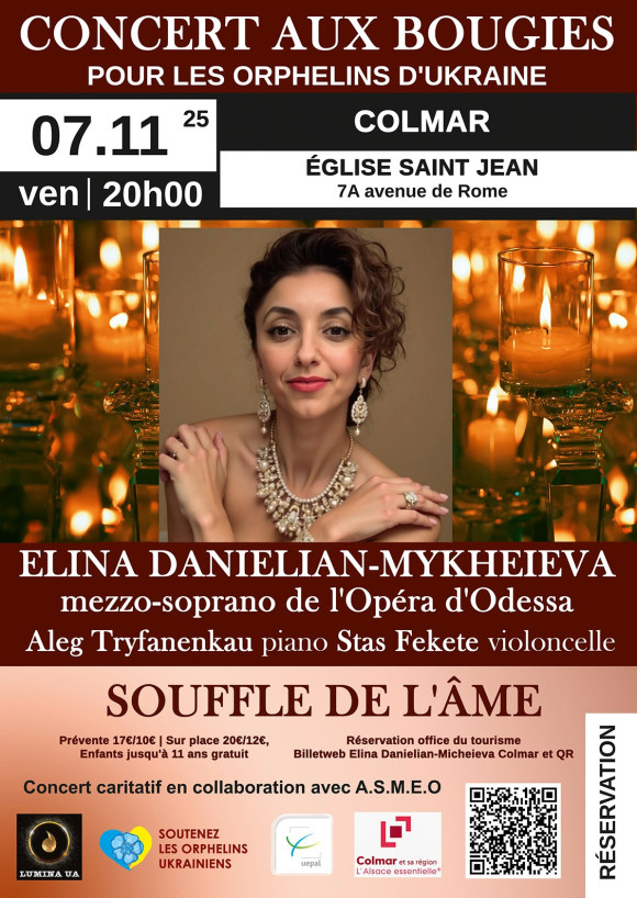 SOUFFLE DE L'ÂME | ELINA DANIELIAN-MICHEIEVA  | CONCERT AUX BOUGIES