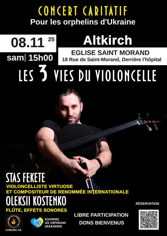 Les 3 vies du violoncelle de Stas Fekete CONCERT AUX BOUGIES