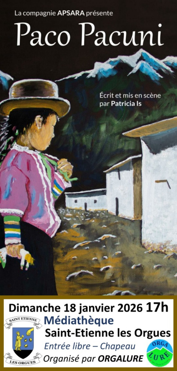 OrgaLure présente Paco Pacuni à St-Etienne les Orgues