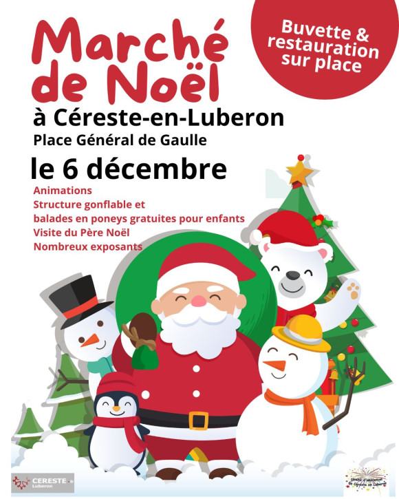 Marché de Noël de Céreste en Luberon