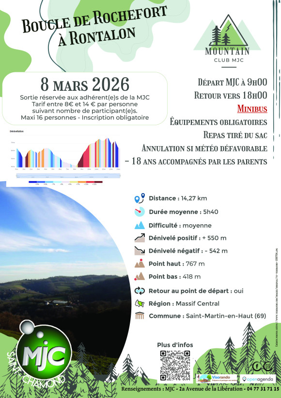 Boucle de Rochefort &agrave; Rontalon