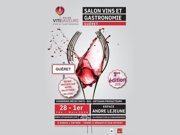 Salon Vitisaveurs à Guéret : Vins & Gastronomie
