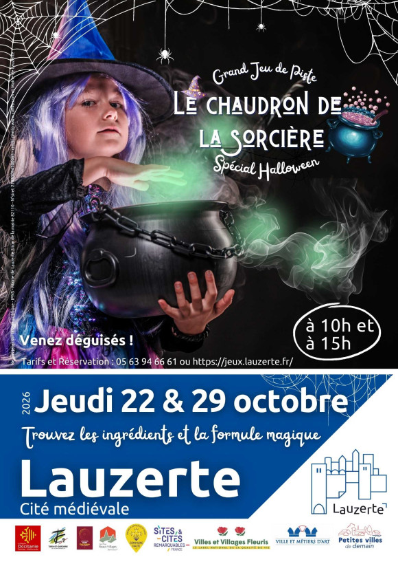 Grand jeu de piste spécial Halloween : le Chaudron de la sorcière
