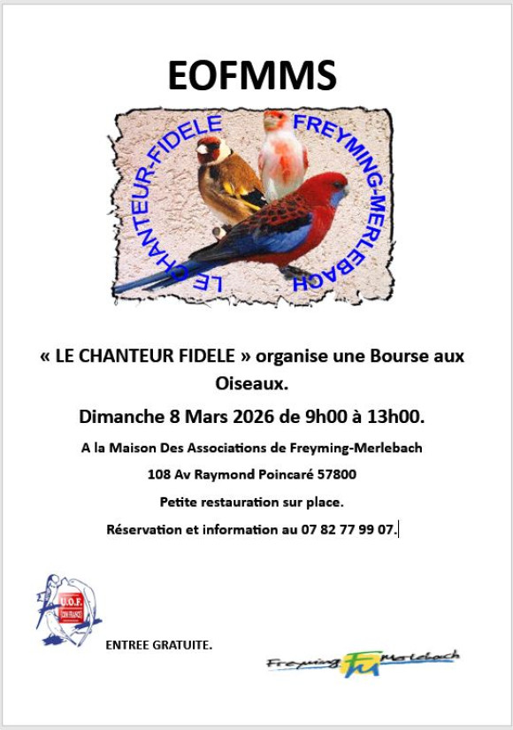 BOURSE AUX OISEAUX