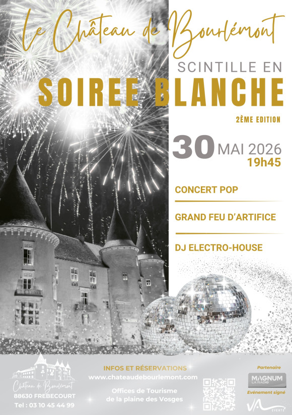 La soir&eacute;e blanche du ch&acirc;teau