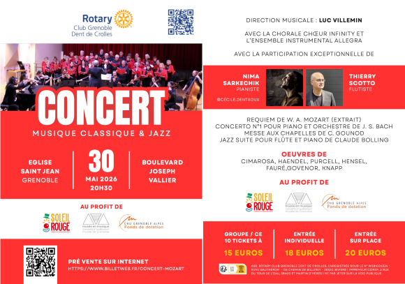 Concert caritatif classique et jazz