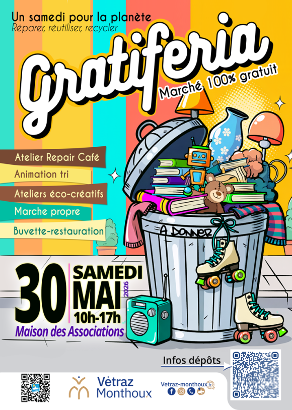 1&egrave;re GRATIFERIA - March&eacute; 100% gratuit de V&eacute;traz-Monthoux