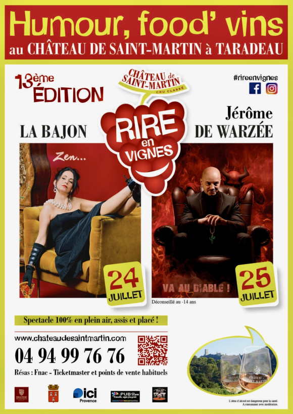 RIRE EN VIGNES accueille LA BAJON et J&Eacute;R&Ocirc;ME DE WARZ&Eacute;E