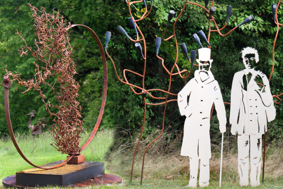 Le Jardin Litt&eacute;raire de Sculptures