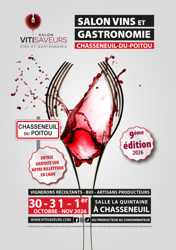 Salon Vitisaveurs à Chasseneuil du Poitou : Vins & Gastronomie