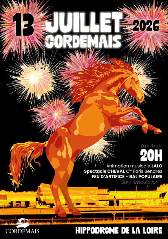 Soirée "Cheval de feu", feu d'artifice spectacle animations gratuites