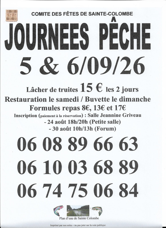 Journées Pêche