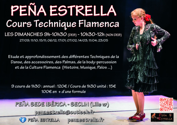 Cours Technique de danse Flamenco - Ibérica / Peña Estrella