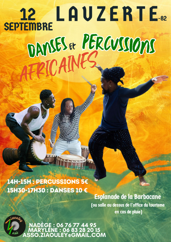 Stages Percussions et Danses Africaines